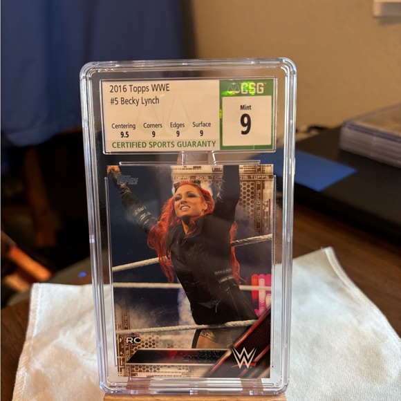 WWE becky Lynch grade at nine🤼‍♂️